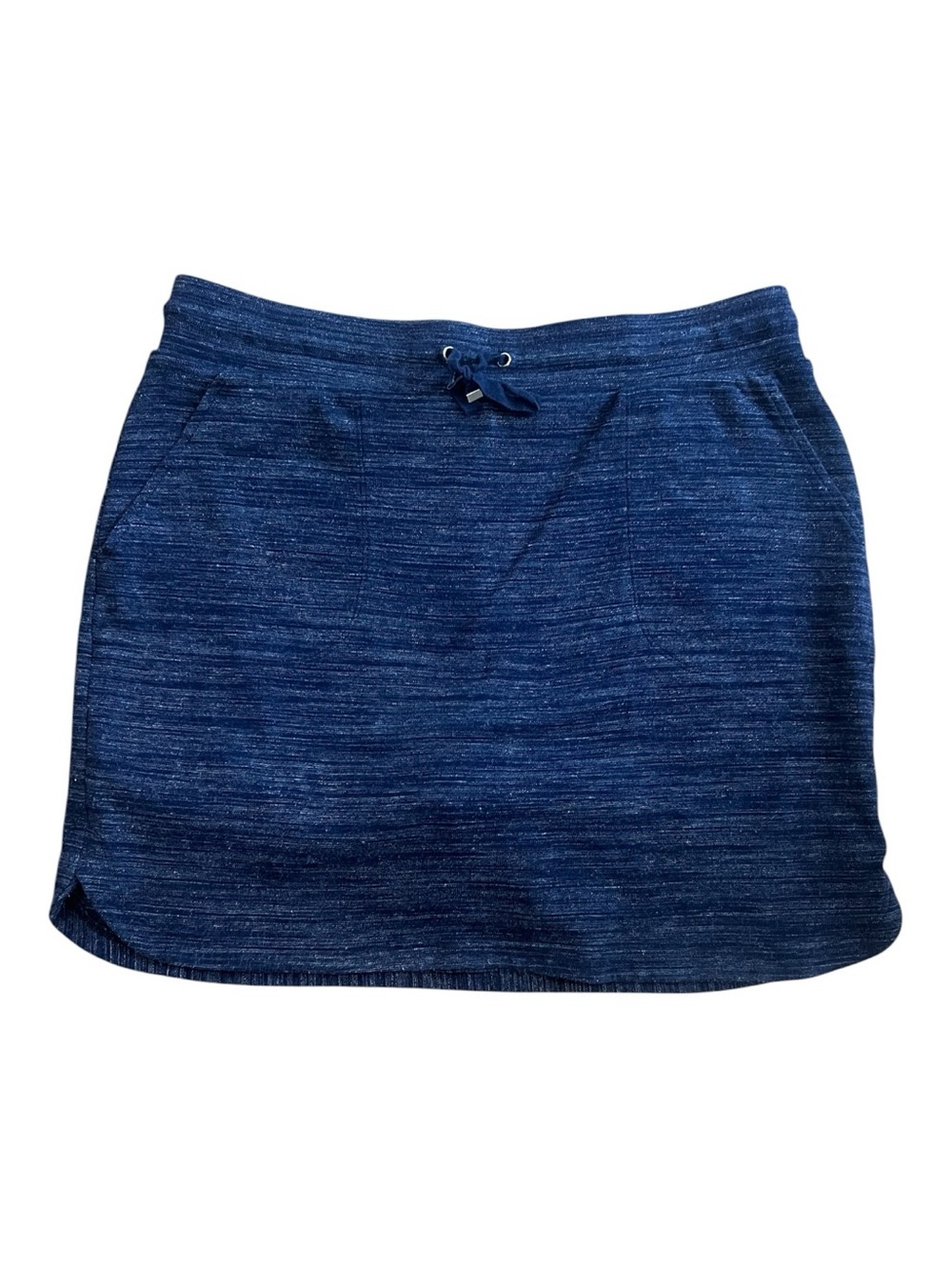 croft & barrow Navy Blue Knit Pull-On Mini Skort Size M women
